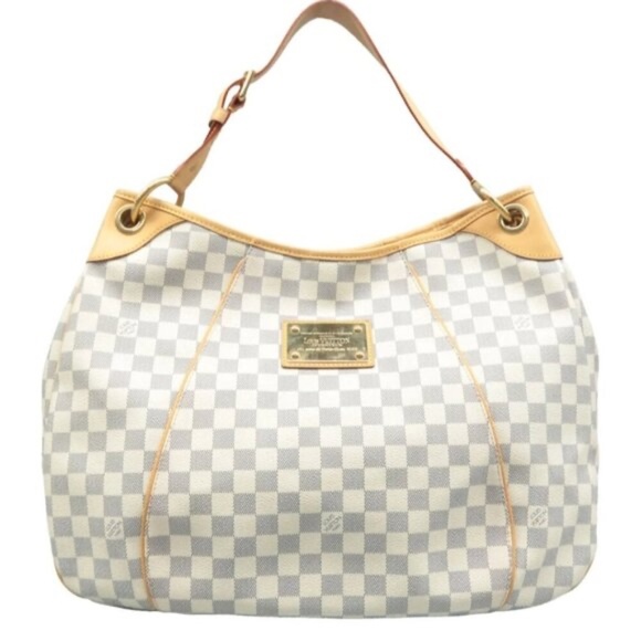 Louis Vuitton Handbags - 100% Authentic Louis Vuitton Galliera White Damier Azur Canvas Shoulder Bag